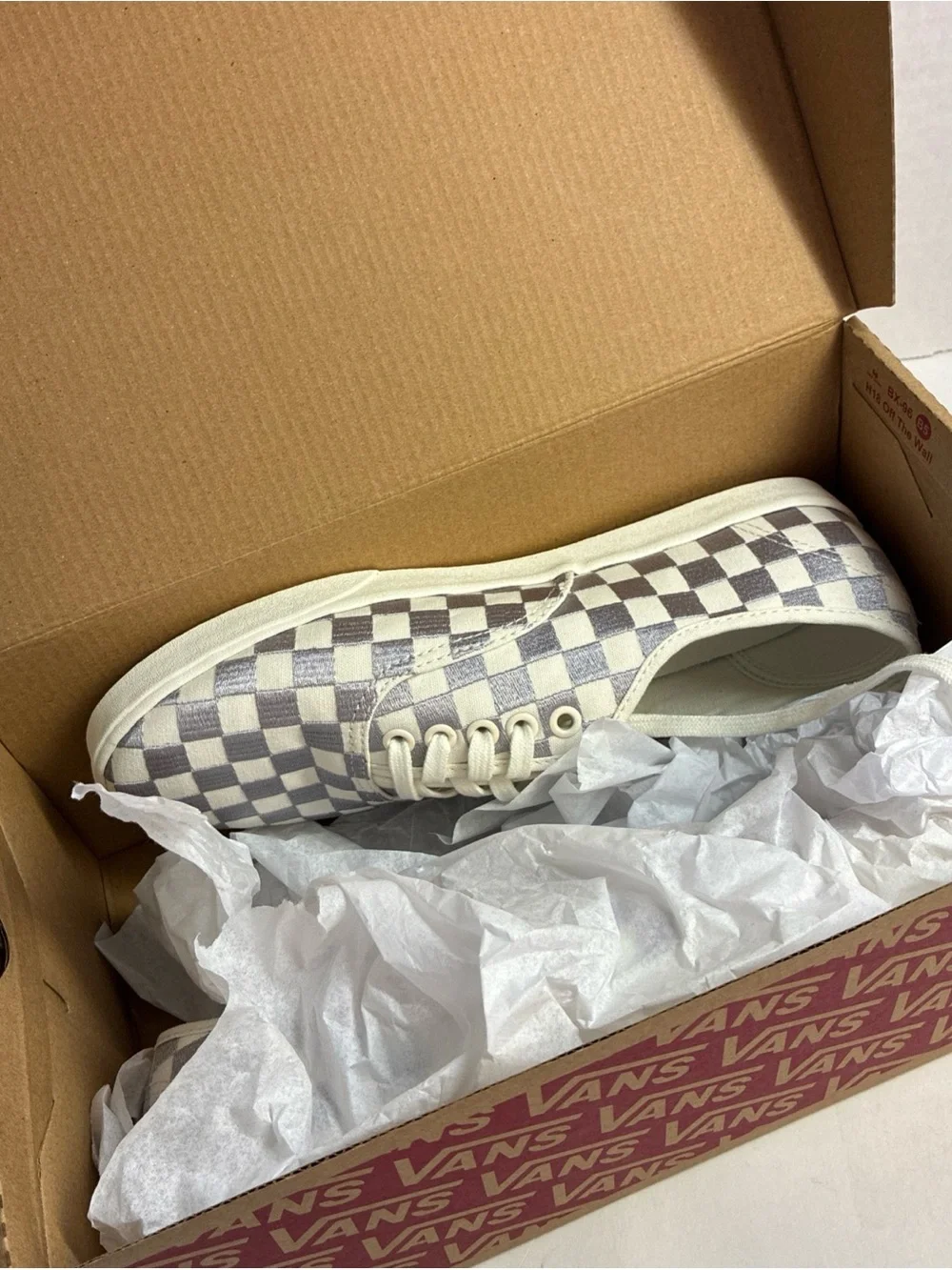 Vans iconic checkerboard